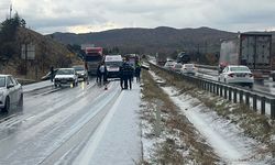 Çorum'da dolu kazaya neden oldu: 10 kişi yaralandı
