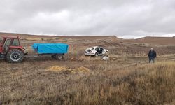 Otomobil şarampole yuvarlandı: 2 yaralı