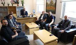 Yeni başhekime hayırlı olsun ziyareti