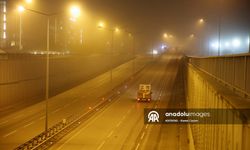 Çorum'da sis etkili oldu