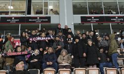 Alanya maçını tribünden izlediler