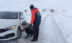 22 araç yollarda kaldı
