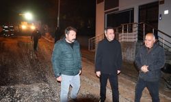 Asfalt çalışmaları gece de devam ediyor