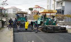 2 haftada 14 bin 350 ton sıcak asfalt serildi