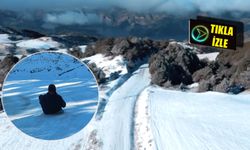 Çatak'ta kayak keyfi