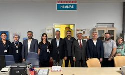 Ahlatcı'dan hastane ziyareti