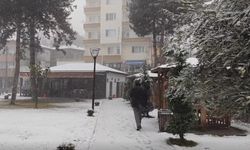 İlçe beyaza büründü