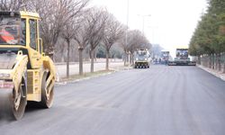 Organize'de bin 700 ton asfalt serimi yapıldı