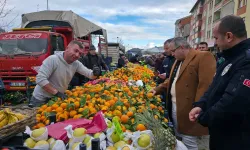 Başkan pazar denetiminde