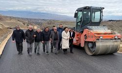 Tutuş köyü yolu asfaltlandı
