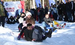 Çatak'ta kar festivali