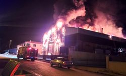 Ekmek fabrikasında korkutan yangın