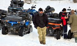 Karda ATV ve çay keyfi