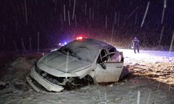 Kar yağışı kaza getirdi: 7 yaralı