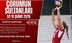 Çorum’un Sultanları voleybol turnuvası