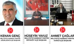 MHP’den üç ilçeye atama