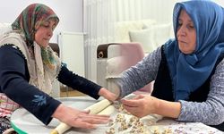 Çorum'da ev hanımları ramazana imece usulü hazırlanıyor