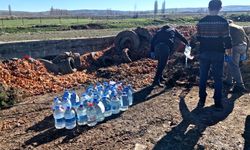 180 litre kaçak alkol imha edildi