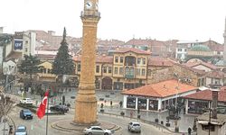 Çorum'da kar yağışı başladı