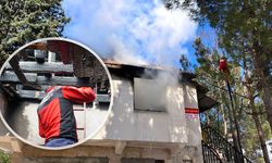 Kur'an kursunda çıkan yangın söndürüldü