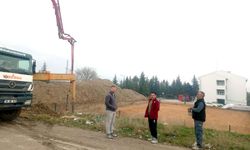 Çıraklık Eğitim futbol sahası yapımına başlandı