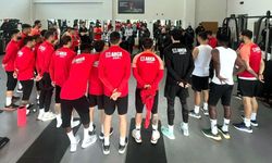 Bolu maçı hazırlıkları öncesi uyarı toplantısı