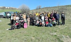 Bayat'ta 105 fidan toprakla buluştu