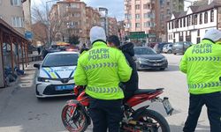 Çorum'da motosiklet sürücülerine 266 bin lira ceza verildi