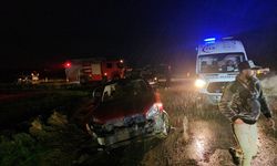 Otomobil ile cipin çarpıştığı kazada 6 kişi yaralandı