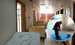 Hastanede yenileme çalışması