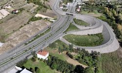 Samsun-Çorum arasındaki bu yolun yüzde 70'i tamamlandı