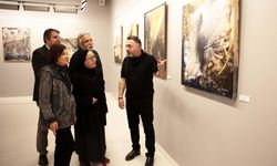 Çorumlu ressam SANKO Sanat Galerisi’nde sergi açtı