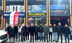 Çorum'da oto aksesuar esnafı yeni düzenlemeyi protesto etti