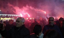 Efe'ler meşalelerle karşılandı