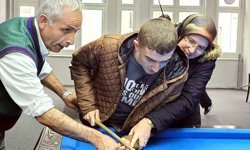 Otizm’li çocukların Bilardo heyecanı