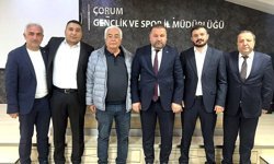 Çorum Futbol hakemleri Genel Başkan Minnet ile bir araya geldi