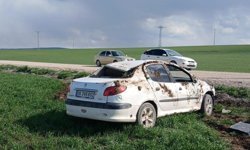 Kazada yaralandı ama kendi imkanlarıyla hastaneye gitti