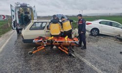 Sağanak yağış  beraberinde kazayı getirdi