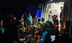 Uçuruma düşen kişi 5 saat süren çalışmayla kurtarıldı