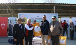 Leblebisiyle ünlü Çorum'da üreticilere nohut tohumu dağıtıldı