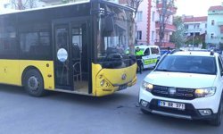 Çorum’da halk otobüsü ile otomobil çarpıştı: 4 yaralı