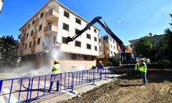 Çorum'un bu mahallesinde kentsel dönüşüm için ilk kazma vuruluyor