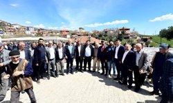 Çorum'un en büyük köyünde şükür ve yağmur duası etkinliği