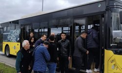 Yolda kalan kafilenin imdadına belediye yetişti