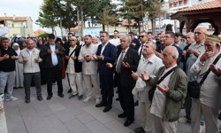 Sungurlu'da hacı adayları dualarla uğurlandı