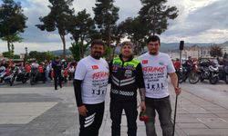 Motosikletlilerden 19 Mayıs konvoyu