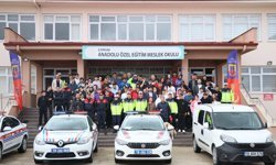 Öğrenciler genel trafik kuralları hakkında bilgilendirildi