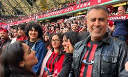 Çorum FK formasıyla maçı izledi