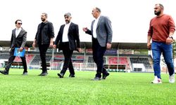 İlçe stadı yenilendi