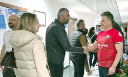 Bayramlaşma Çorum FK forması ile